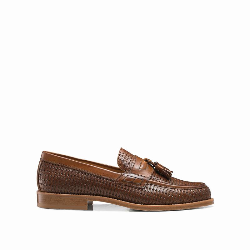 Russell & Bromley Keeble 4 Tassel College Loafers Mens Brown [MWM4661ND]